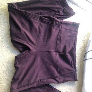 Purple lululemon Capri pants